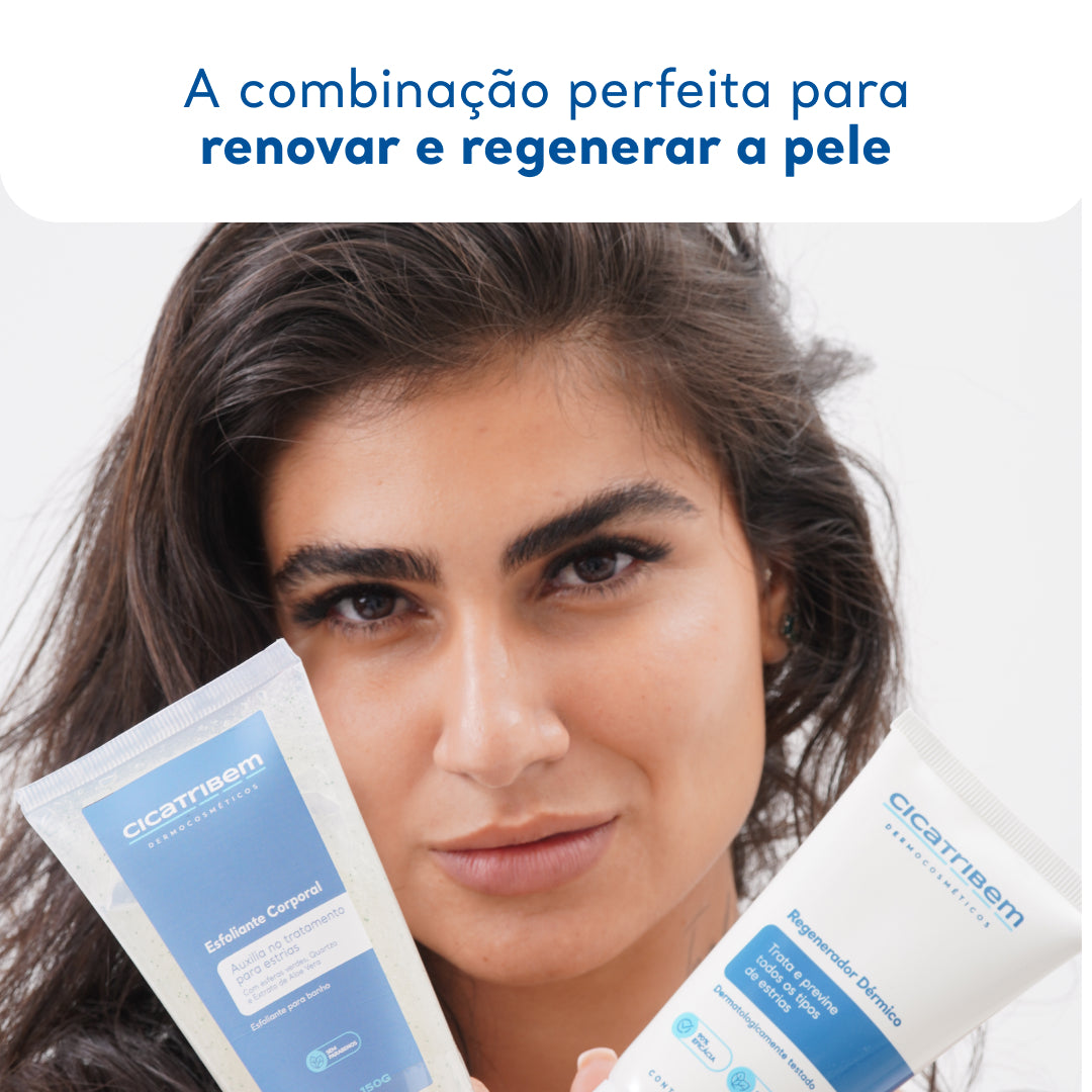 Kit Duplinha Regenerador e Esfoliante Corporal