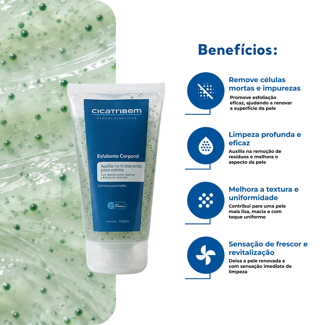 Esfoliante Corporal - Tratamento para estrias