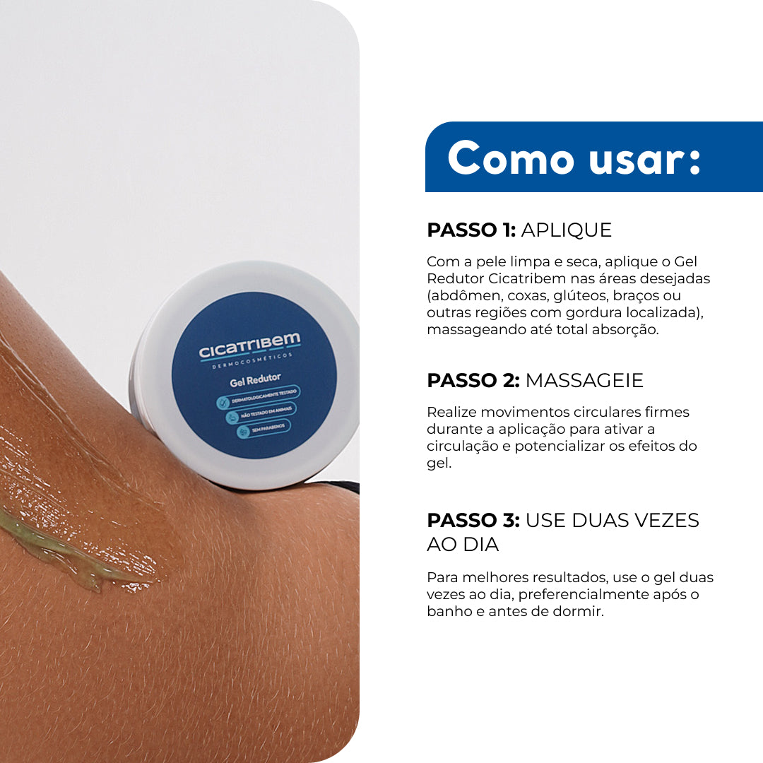 Gel Redutor de Medidas, Celulites e Flacidez