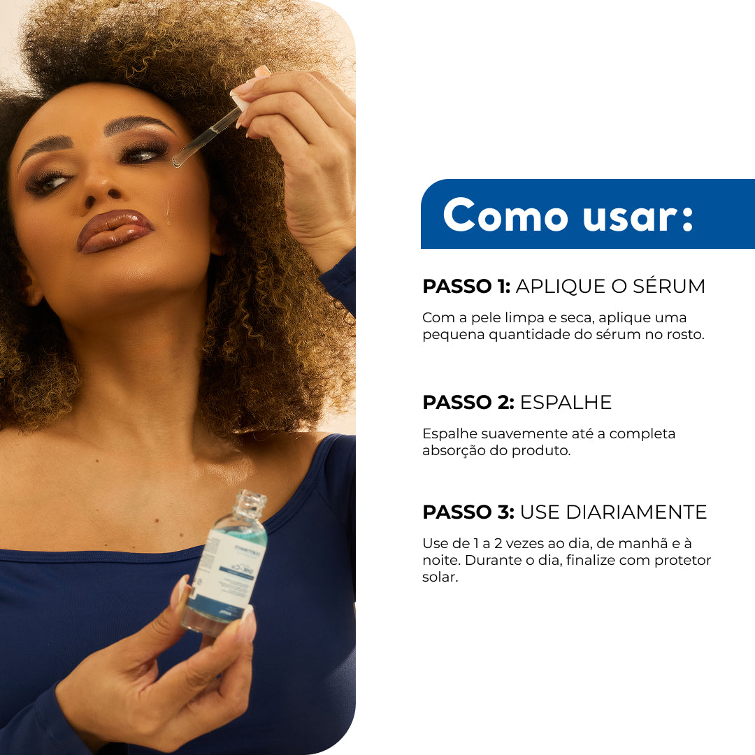 Sérum Facial GHK-Cu com Peptídeos de Cobre