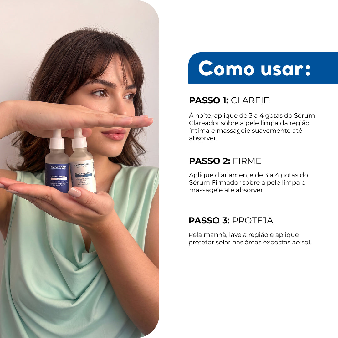 Kit Duplinha Íntima Clareadora