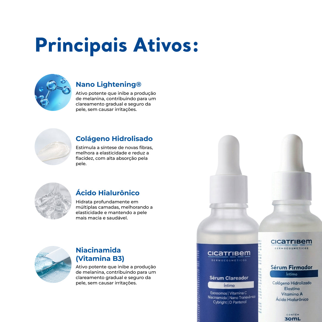 Kit Duplinha Íntima Clareadora
