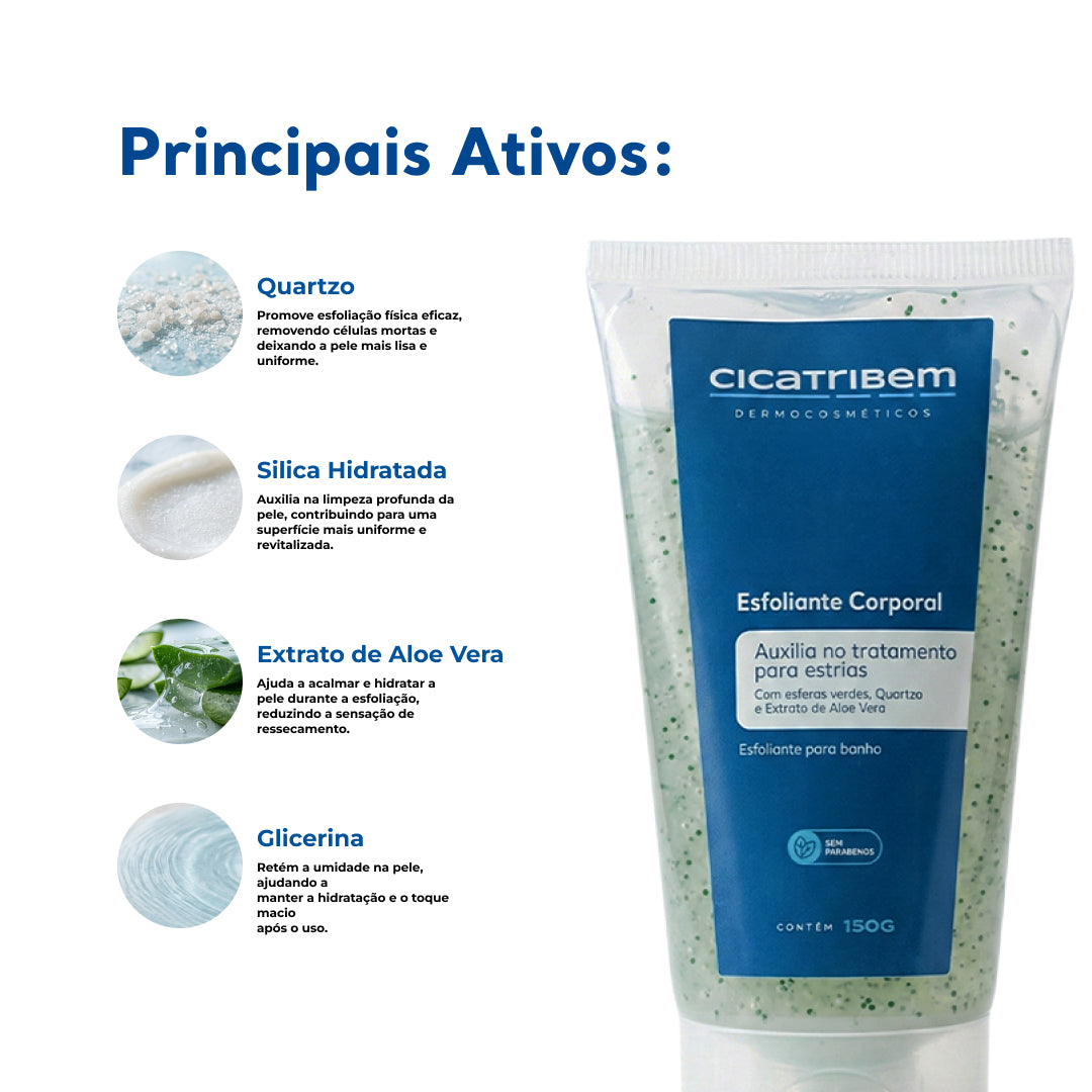 Esfoliante Corporal - Tratamento para estrias