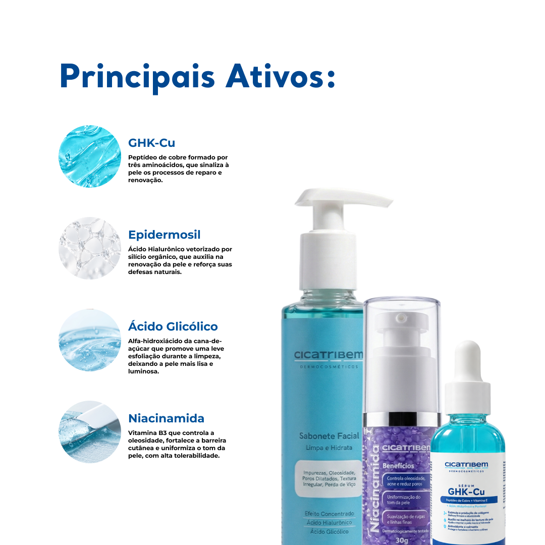 Kit Rotina Antioleosidade e Poros